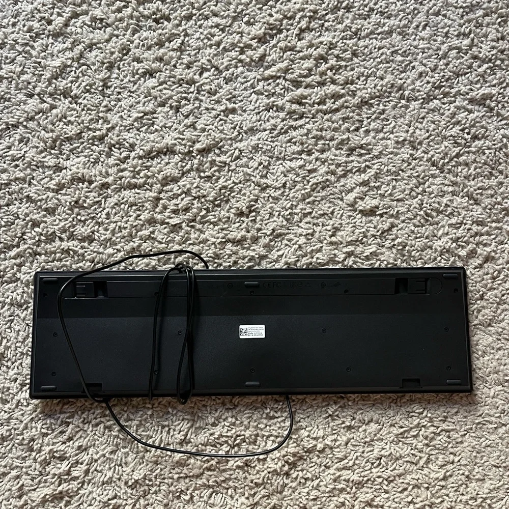 Dell KB216p Keyboard USB Wired‎ Black Slim US Multimedia Keys Office Desk Job✅